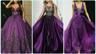 LATEST PURPLE WEDDING GOWNSLATEST PURPLE WEDDING GOWN IDEAS [upl. by Rosemari]