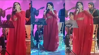 sivaangi in magical voice snehithane song trichy music event [upl. by Leonelle823]