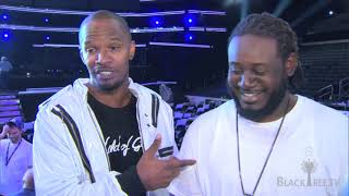 Jamie Foxx and T Pain talks about their GRAMMY nominated quotBlame Itquot [upl. by Adnuhsar]