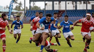 Tonga vs Samoa U20 Competition pathways to Moana Pasifika Super Rugby Team🇹🇴🇼🇸 [upl. by Stempien]