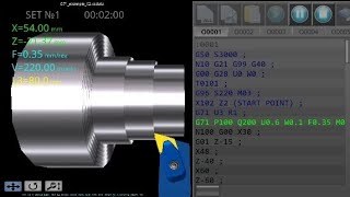 G71 in CNC  g71 cnc code turning  g71 lathe program [upl. by Idoc]