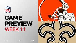 Cleveland Browns vs New Orleans Saints  2024 Week 11 Game Preview [upl. by Shawnee]