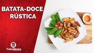 RECEITA FIT DE BATATA DOCE RÚSTICA ASSADA [upl. by Aube]