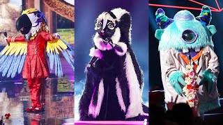 Top 10 GREATEST PERFORMANCES ON THE MASKED SINGER [upl. by Sherry]