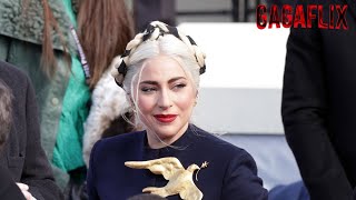 Lady Gaga  National Anthem live at The Inauguration Day [upl. by Ellehc]