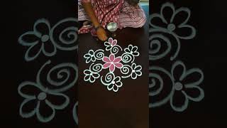 Easy Rangoli Design for Daily Use [upl. by Anaibaf919]