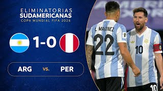 Argentina vs Peru 10  All Goals amp Highlights  2024 [upl. by Aniretac208]