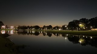 Twilight at Spring Lake Park in South Plainfield  October 24 2023 [upl. by Wilder]