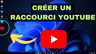 Comment créerajouter un raccourci YouTube sur le bureau en 2024 [upl. by Anilorak]