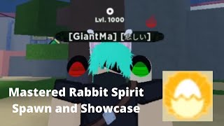 Mastered Rabbit Spirit Spawn and Showcase [upl. by Kerril475]