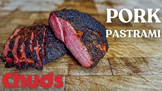 Pork Brisket Pastrami  Chuds BBQ [upl. by Jabe491]