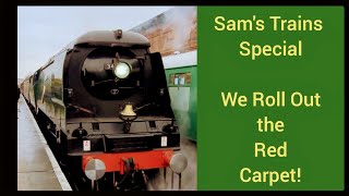 Sams Trains on the red carpet Southern Locomotives SLL 257 squadron 34072 [upl. by Ahseket]