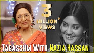 Nazia Hassan  Rare Full Interview  Aap Jaisa Koi  Tabassum Talkies [upl. by Ijies]