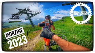 Mountain biking in the Alps  Morzine 2023 [upl. by Nylakcaj]