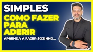 COMO ADERIR AO SIMPLES NACIONAL [upl. by Ahsekal]