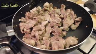 How to cook Adobong atay at balunbalunan ng manoksimple recipeJulie Balbin [upl. by Hplar]