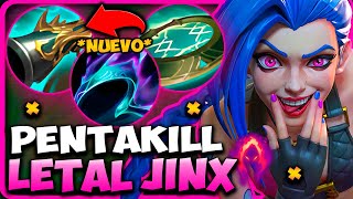 😱¡La NUEVA BUILD MÁS ASQUEROSA de JINX hace que MUERAN de 1 W JINX TEMPORADA 14 LEAGUE OF LEGENDS [upl. by Yekciv810]