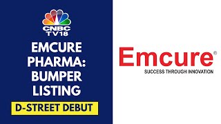 Emcure Pharma Makes A Stellar Debut Lists At 31 Premium To Issue Price  CNBC TV18 [upl. by Raual]