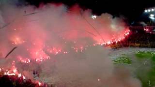 ARIS  BOCA 05082009  KLEANTHIS VIKELIDIS team entrance ΕΙΣΟΔΟΣ ΟΜΑΔΩΝ [upl. by Shyamal]