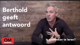 Berthold Gunster geeft antwoord is omdenken te leren [upl. by Hsevahb465]