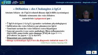 JFHOD 2020 Cholangite sclérosante primitive diagnostic et suivi [upl. by Rugg357]