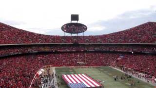 B2 Bomber Flyover Chiefs vs Ravens Playoffs [upl. by Maximo503]