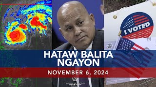 UNTV Hataw Balita Ngayon  November 06 2024 [upl. by Alliuqet]