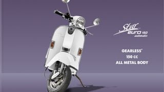 LML Star Euro Automatic 150cc Scooter Launched In India  Take A Look [upl. by Lajes]