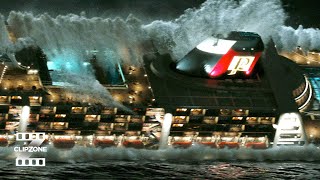 Poseidon  Massive Wave Hits The Ship  ClipZone High Octane Hits [upl. by Langill]