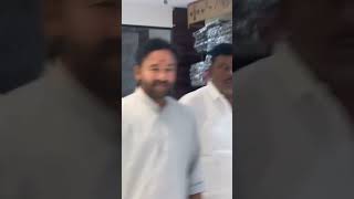 Honoured to host Union Minister G Kishan Reddy Garu at SV Saree House [upl. by Wack]