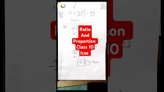 ratio and proportion class 10 icse important difficult question maths icse icseclass10 [upl. by Feldman999]