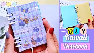 How to make kawaii mini binder notebook at home  DIY mini binder notebook [upl. by Dolley]