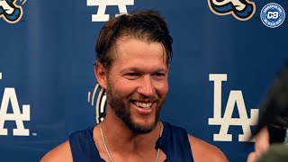 Clayton Kershaw interview Checked off a lot of boxes in first Dodgers rehab start with Quakes [upl. by Eul]