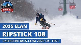 2025 Elan Ripstick 108  SkiEssentialscom Ski Test Review [upl. by Enenaj]