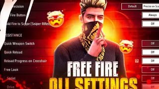 😊নতুন ফ্রি ফায়ার অটো হেডশট প্রো সেটিংস২০২৪free fire headshot setting 2024🥴 [upl. by Maury]