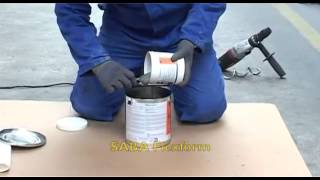 SABA sealants  Repairing concrete with SABA Flexform English [upl. by Sean]