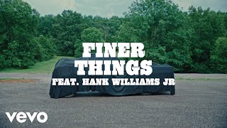 Post Malone  Finer Things Lyric Video ft Hank Williams Jr [upl. by Hervey395]