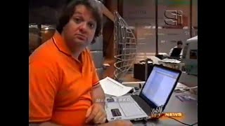 Clip finale Ultima puntata stagione 2004 2005 WWE News Stefano Benzi [upl. by Karylin]