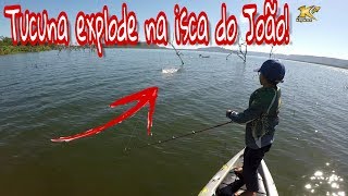 090  Uma Bela Captura do João  Pesca com Caiaque [upl. by Suinuj484]