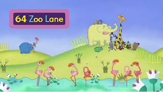 The Flamingo Festival 🎉  64 Zoo Lane  Season 4 Episode 01 [upl. by Nimesay]