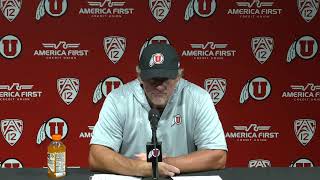 92521  Utah Football PostGame Press Conference  Washington State [upl. by Kaltman]