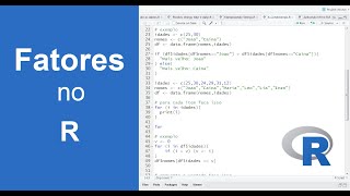 Fatores na linguagem R Curso para iniciantes  Aula 8 [upl. by Junji]