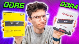 Youre Probably Wasting Your Money 🙄 DDR4 vs DDR5 RAM For Gaming [upl. by Siulesoj]