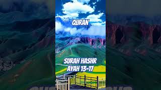 quranurdutranslation surahhashr ayah1317 jannatulfirdaus islamicvideo shorts viral youtube [upl. by Bonns909]