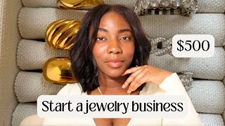 How to start a jewelry business with 500 Start a business in 2025  CHRISTINA FASHION [upl. by Trever]