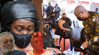 RIP Nana Konadu Agyemang Rawlings remembered her husband JJ at Nana Ampadus funeral [upl. by Ahseken]