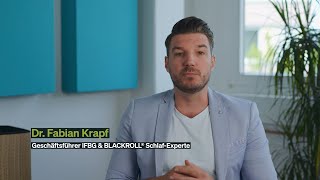 Schlafexperte Dr Fabian Krapf spricht über unser Nackenkissen  das BLACKROLL® Recovery Pillow [upl. by Hennessy]