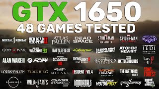 GTX 1650 Test in 48 Games in 2023 [upl. by Sanders]