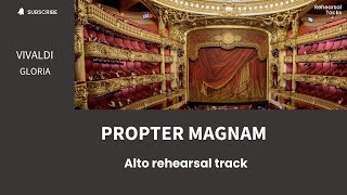 Gloria Vivaldi Propter magnam  Alto rehearsal track [upl. by Victory114]