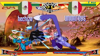 vsavj hechizo MX vs UNIONTOYS MX Vampire Savior vsav Fightcade Mar 18 [upl. by Ihsoyim472]